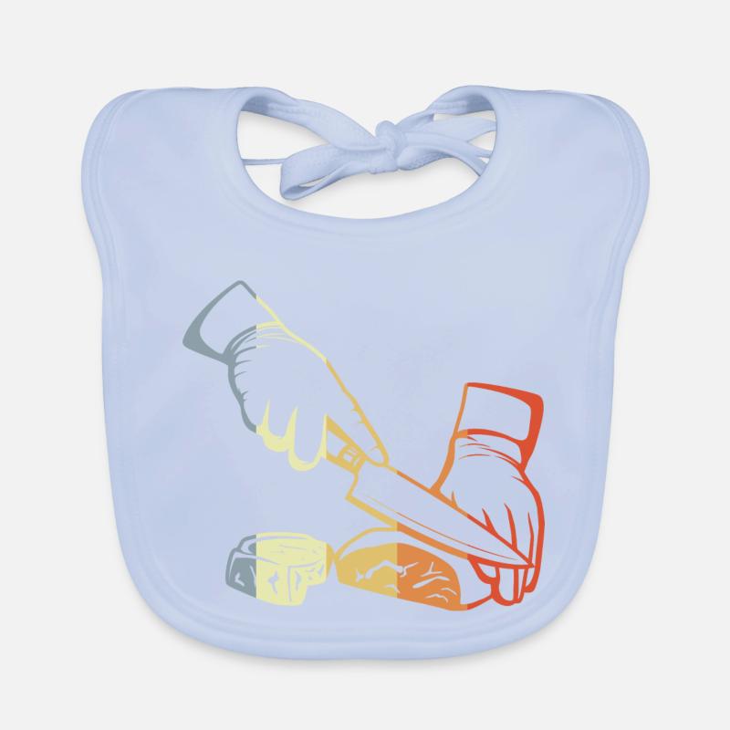 Retro Butcher Organic Baby Bibs