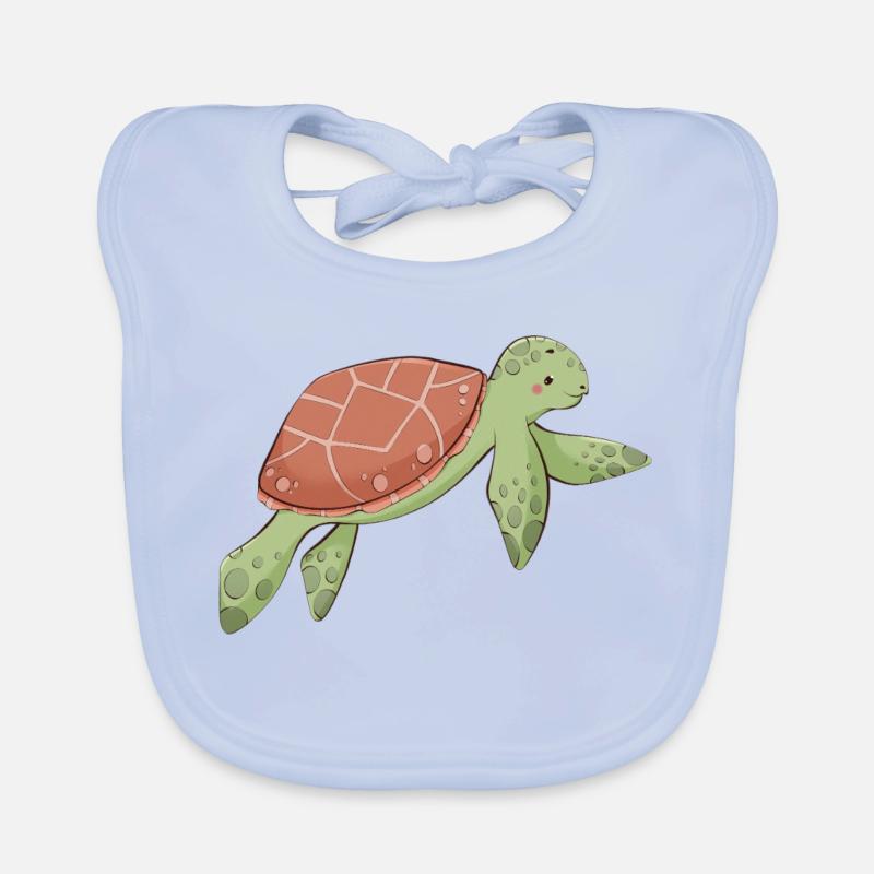 Tortue Bavoir bio Bébé