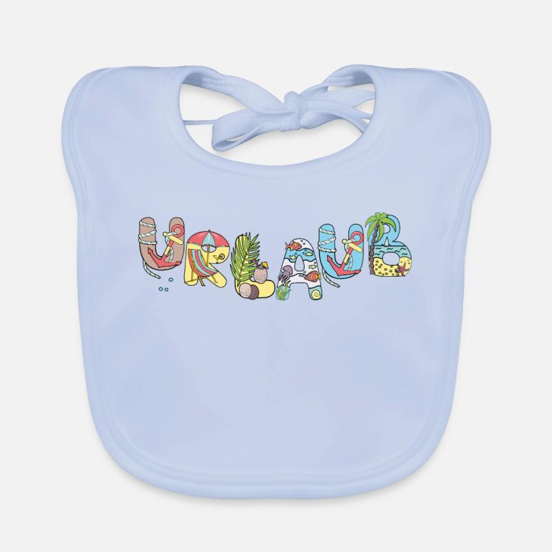 Vacances Bavoir bio Bébé