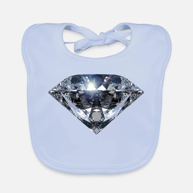 Diamond Organic Baby Bibs