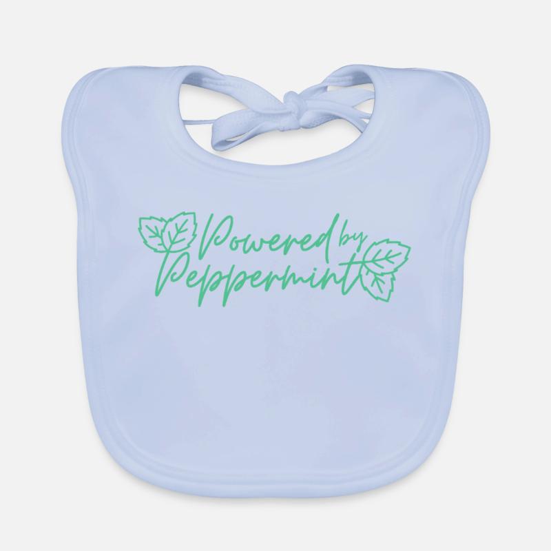 Powered by PepperMINT - Baby Bio-Lätzchen - sky Blue