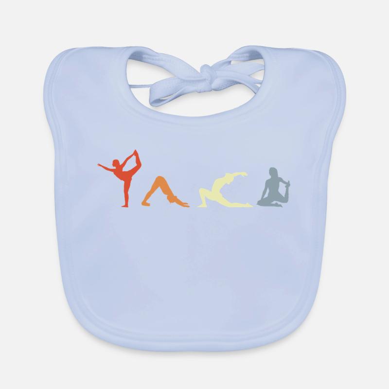 Yogini Postures Bavoir bio Bébé