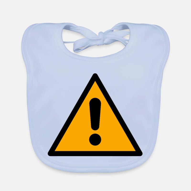 Attention ! | Graphique de l’icône d’avertissement Bavoir bio Bébé