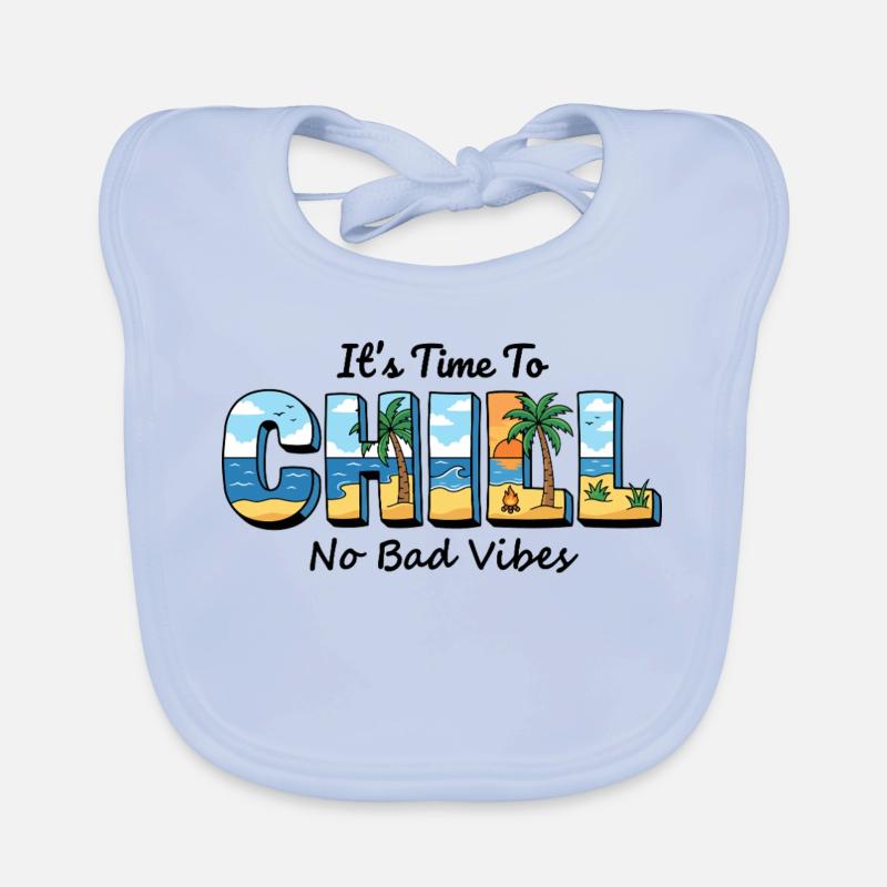 Chill Beach Sonnenbriefe Baby Bio-Lätzchen