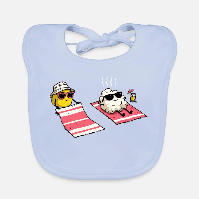 Summer is coming Organic Baby Bibs