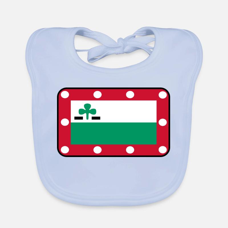 Logo du drapeau Meppeldag – Style urbain Bavoir bio Bébé