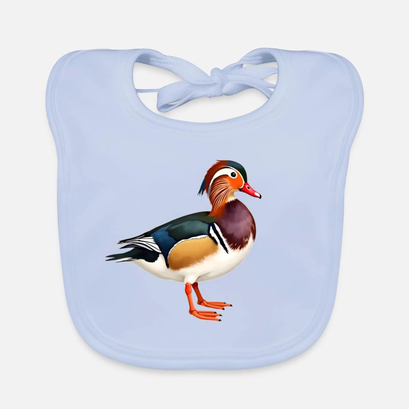 mandarin duck Organic Baby Bibs