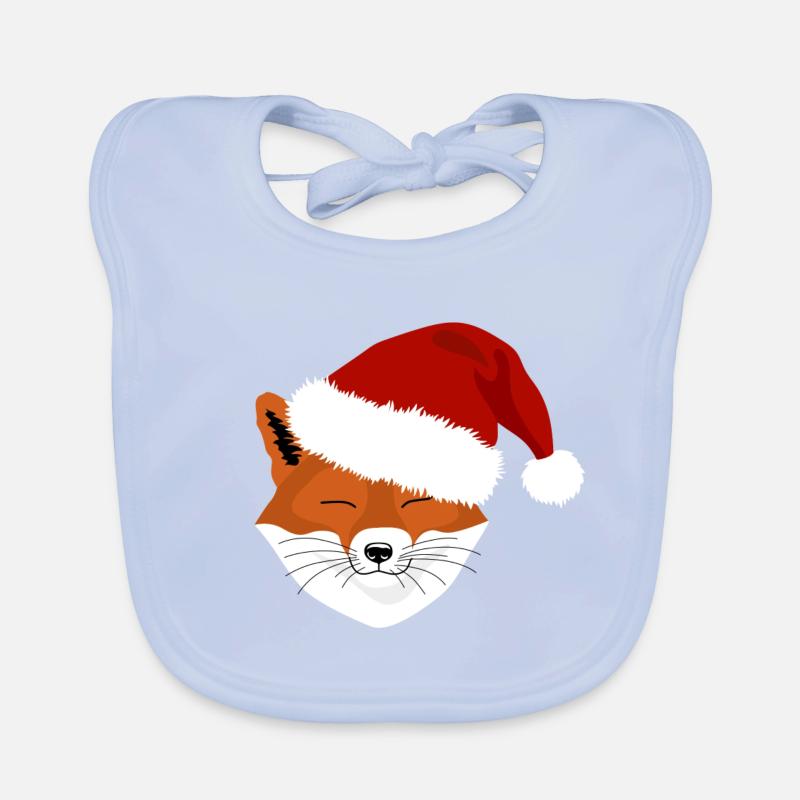Renard de Noël Bavoir bio Bébé