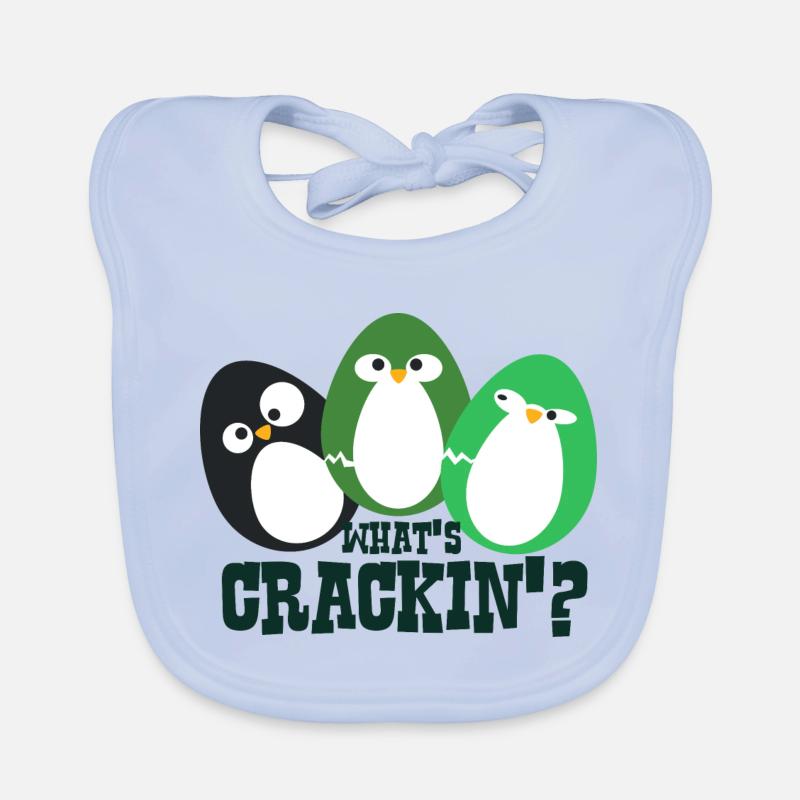 Penguin eggs! Organic Baby Bibs