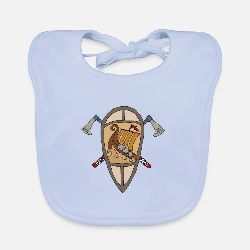 Viking Shield Vikings Bavoir bio Bébé