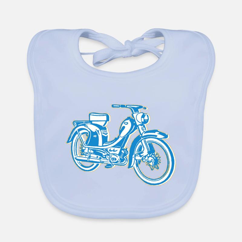 mobylette Bavoir bio Bébé