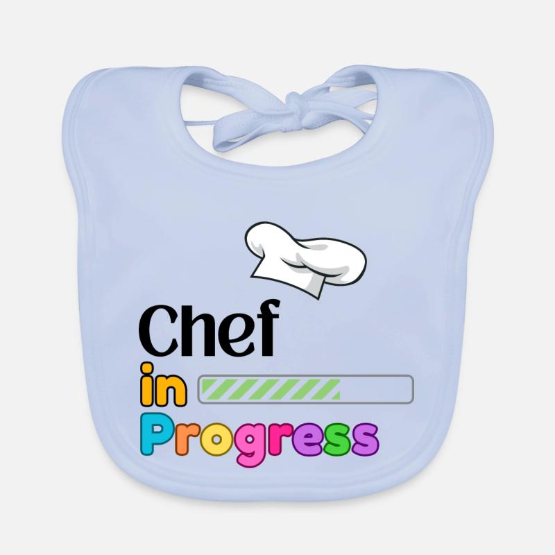 Chef In Progress Cooking Student Organic Baby Bibs