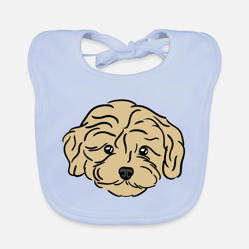 Doodle Puppy Organic Baby Bibs