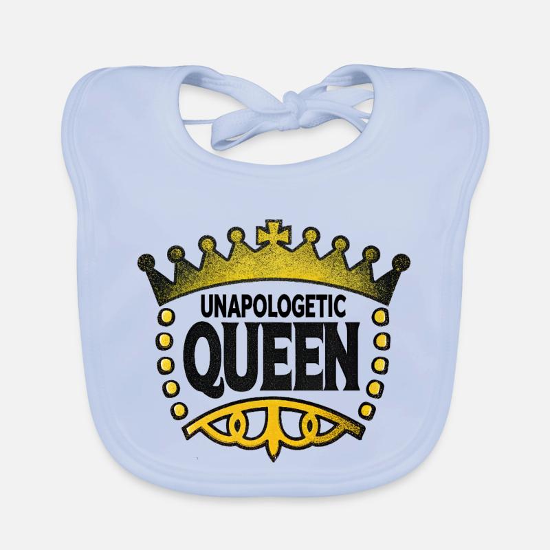 Unverfrorene Königin Baby Bio-Lätzchen