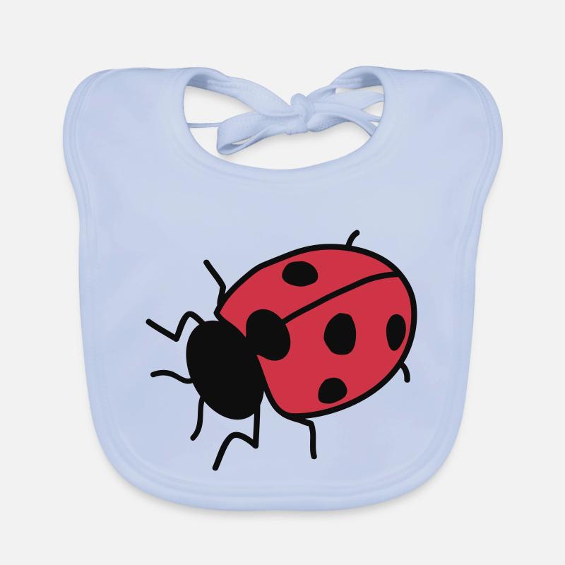Ladybug Organic Baby Bibs