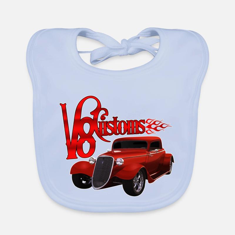 V8 Customs Baby Bio-Lätzchen