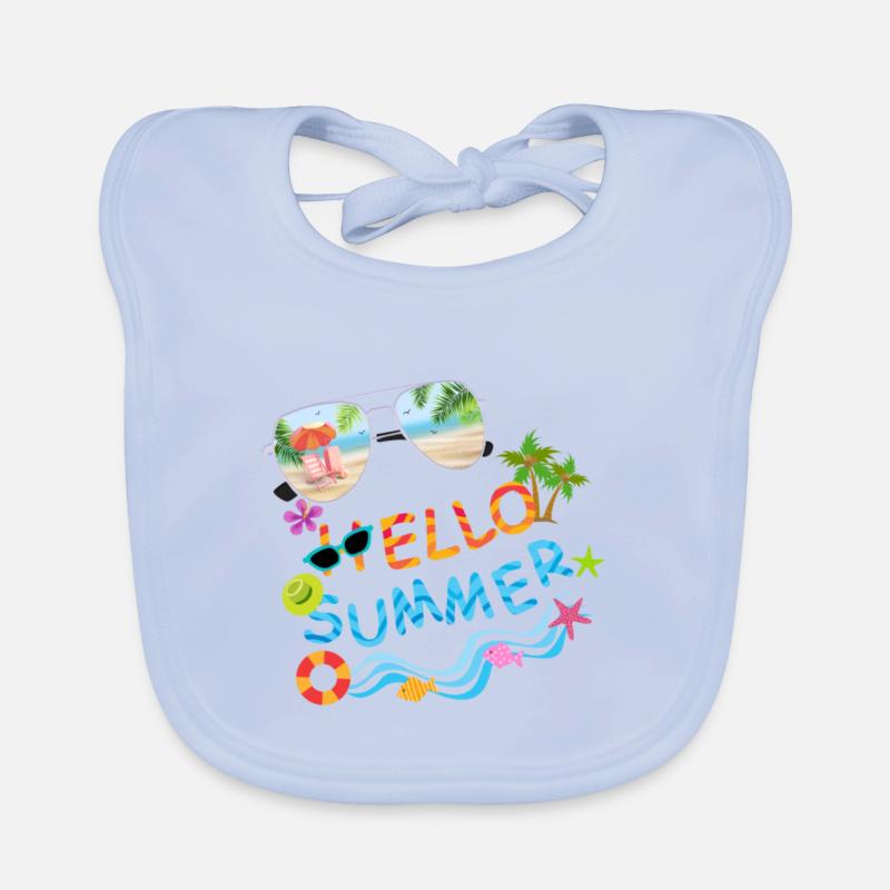 Hellow Summer Organic Baby Bibs