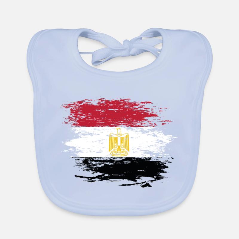Drapeau égyptien utilisé Bavoir bio Bébé