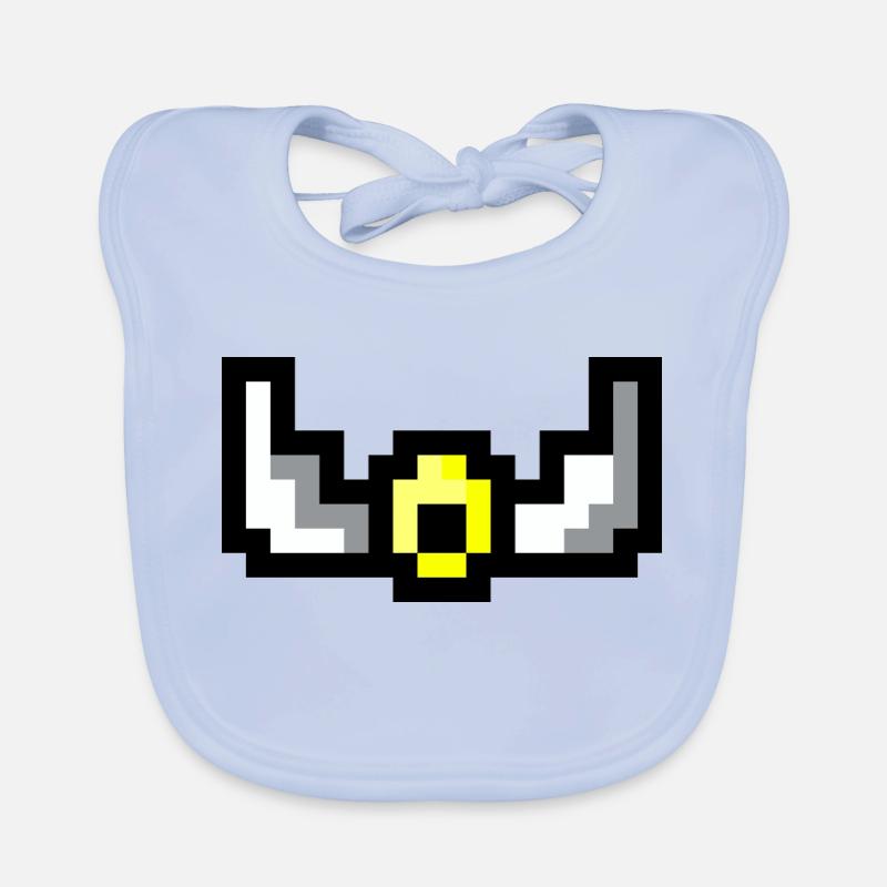 Pixel wings Baby Bio-Lätzchen