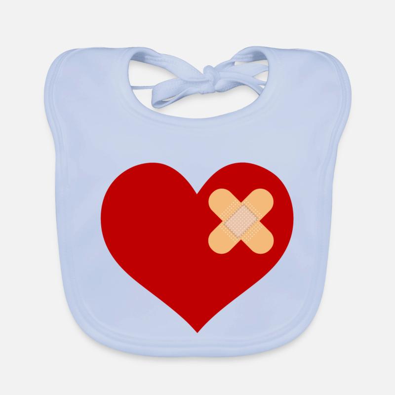 heartpatch Bavoir bio Bébé