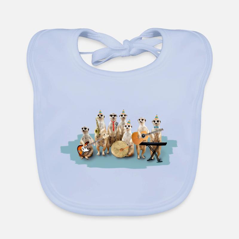 Erdmännchen Baby Bio-Lätzchen