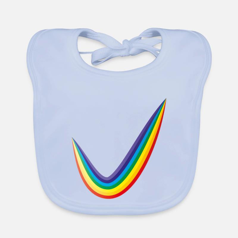 Rainbow Hook Organic Baby Bibs