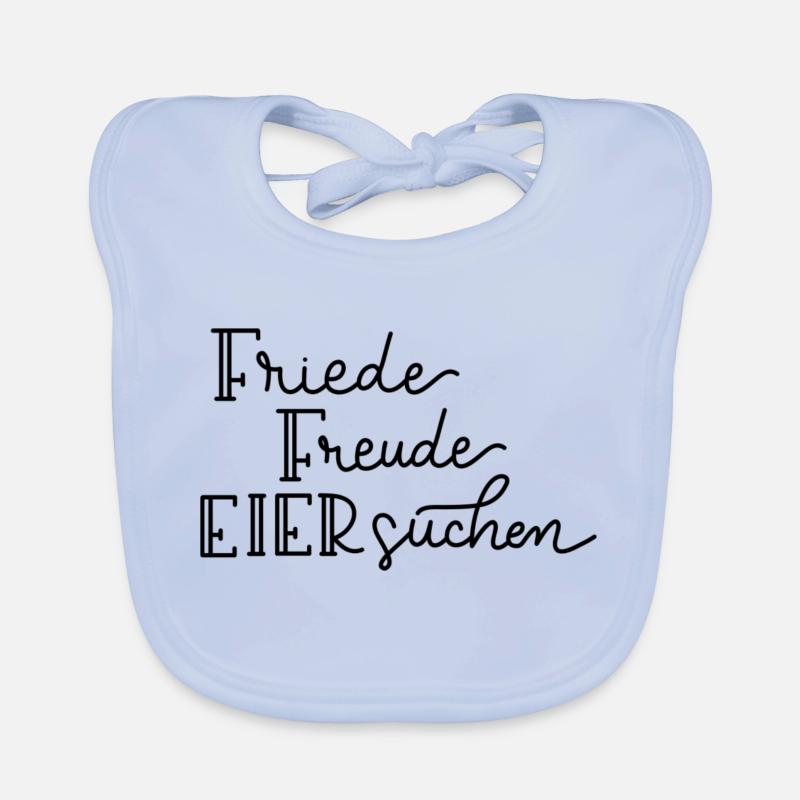 Friede Freude Eier suchen Baby Bio-Lätzchen