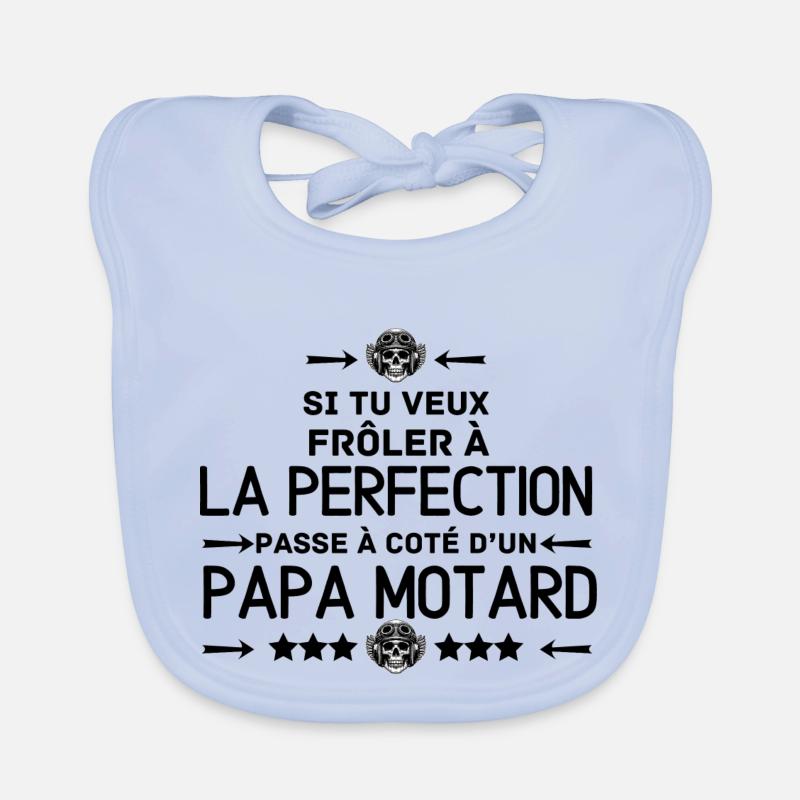 BIKER DAD PERFECTION Organic Baby Bibs