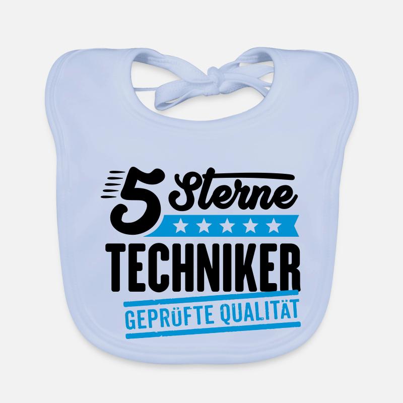 5Sterne Techniker Baby Bio-Lätzchen
