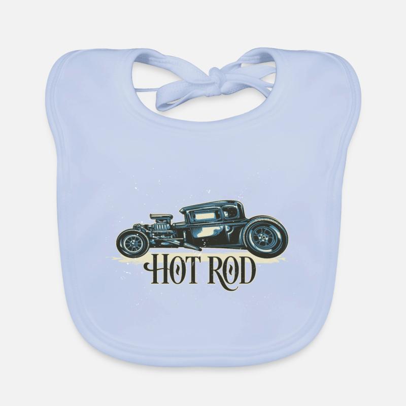 Hot Rod Vintage Ekologiczny śliniaczek