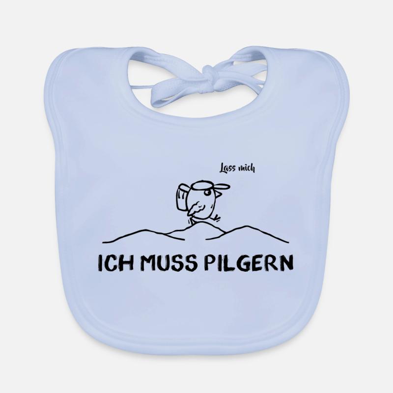 Vogel Reise - Lass mich - Ich muss pilgern Baby Bio-Lätzchen
