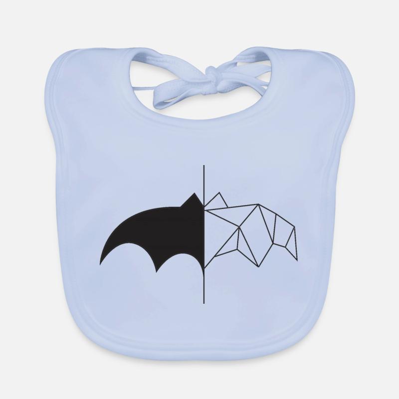 Bat - Clear - Organic Baby Bibs