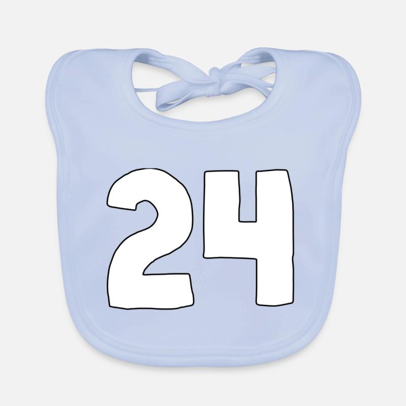 24 schwarzer rahmen Baby Bio-Lätzchen