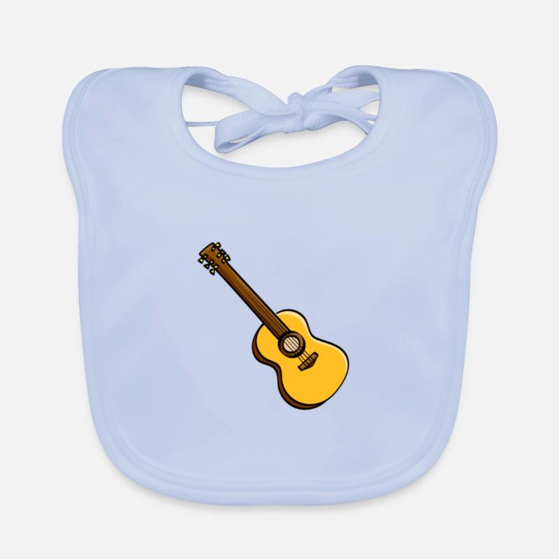guitar Bavoir bio Bébé