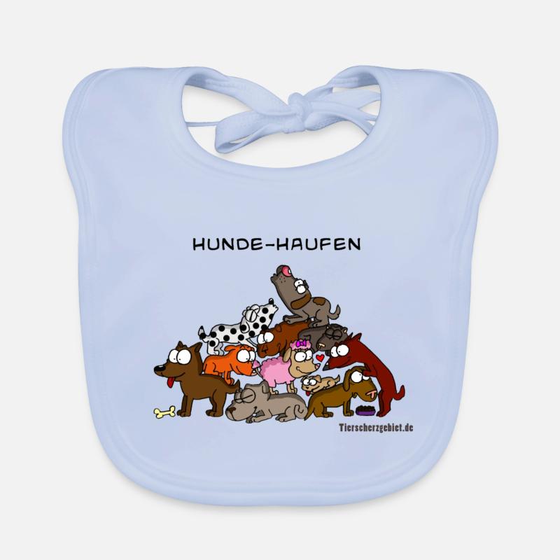 Hundehaufen Baby Bio-Lätzchen