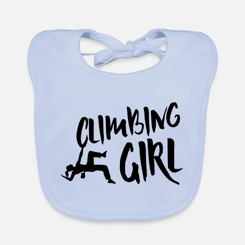 Climbing girl Organic Baby Bibs