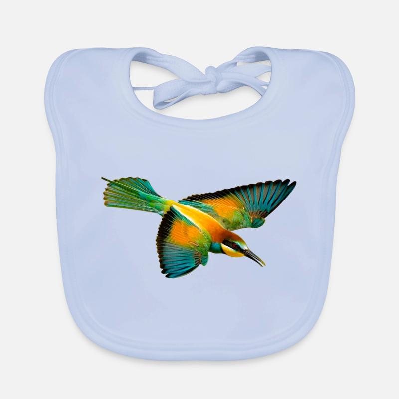 Bee-eater bird Organic Baby Bibs