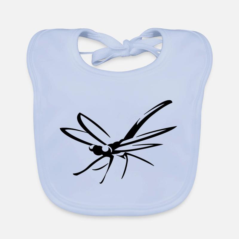 Libellules libellules Bavoir bio Bébé