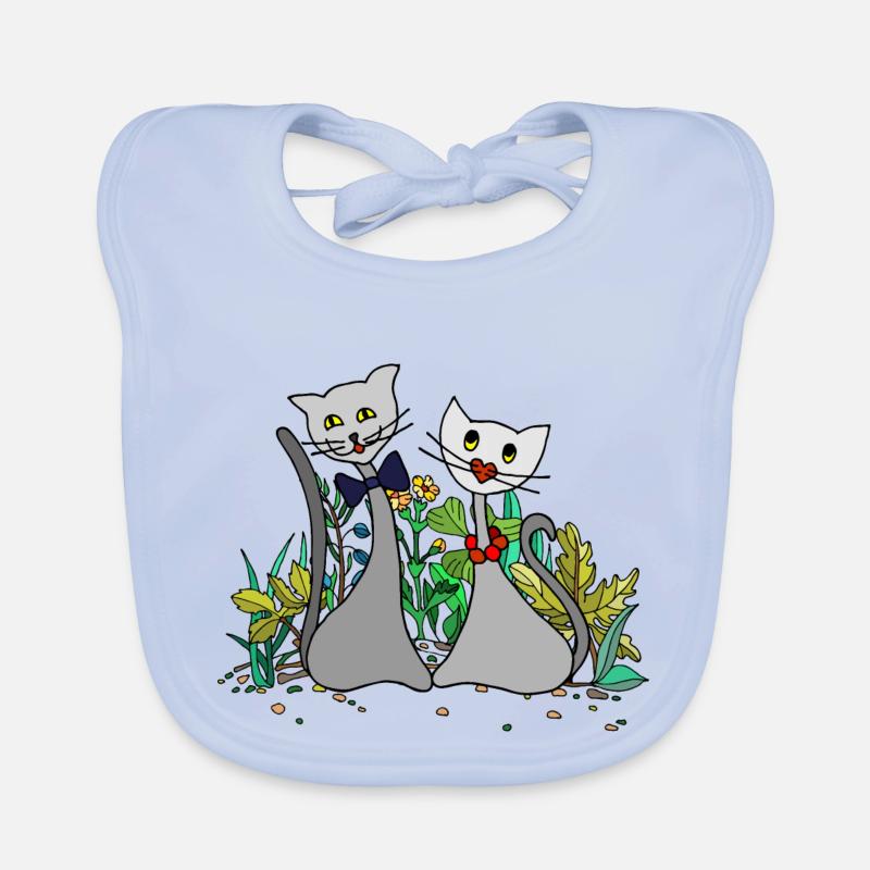 Cats Organic Baby Bibs