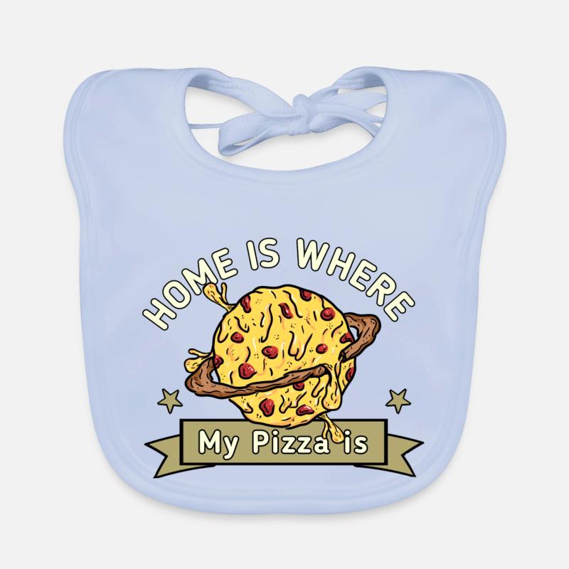 Pizza - Commander une pizza Bavoir bio Bébé