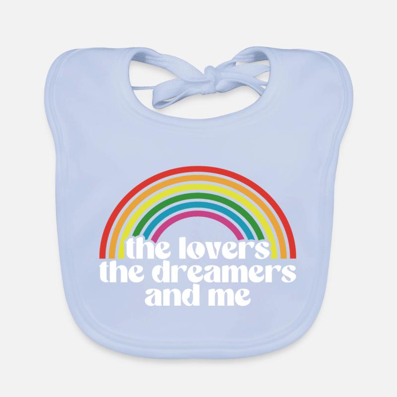 Rainbow Connection Les Amoureux, Les Rêveurs Et Moi Bavoir bio Bébé