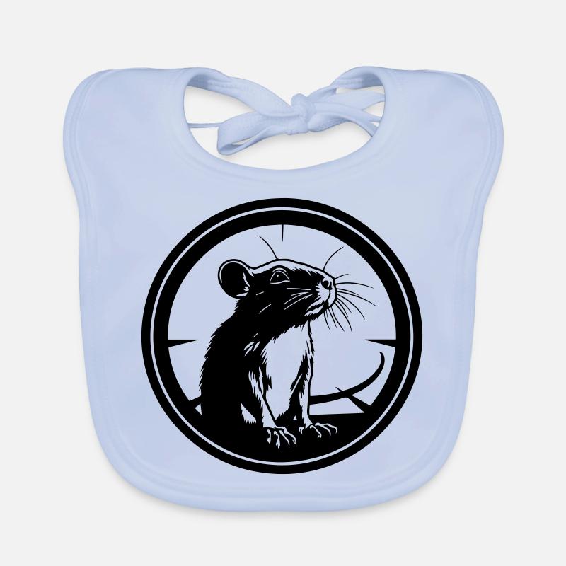 souris Bavoir bio Bébé