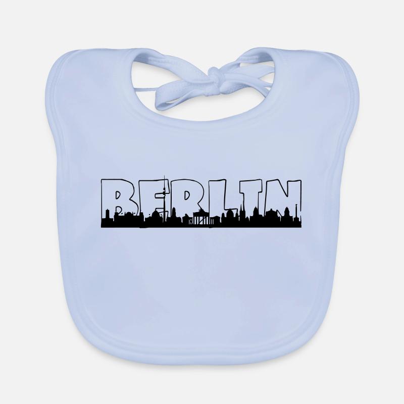 Skyline de Berlin Bavoir bio Bébé