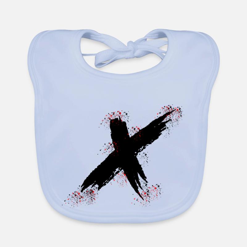 x logo Baby Bio-Lätzchen