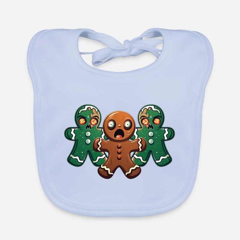 Walking Gingerbread Baby Bio-Lätzchen