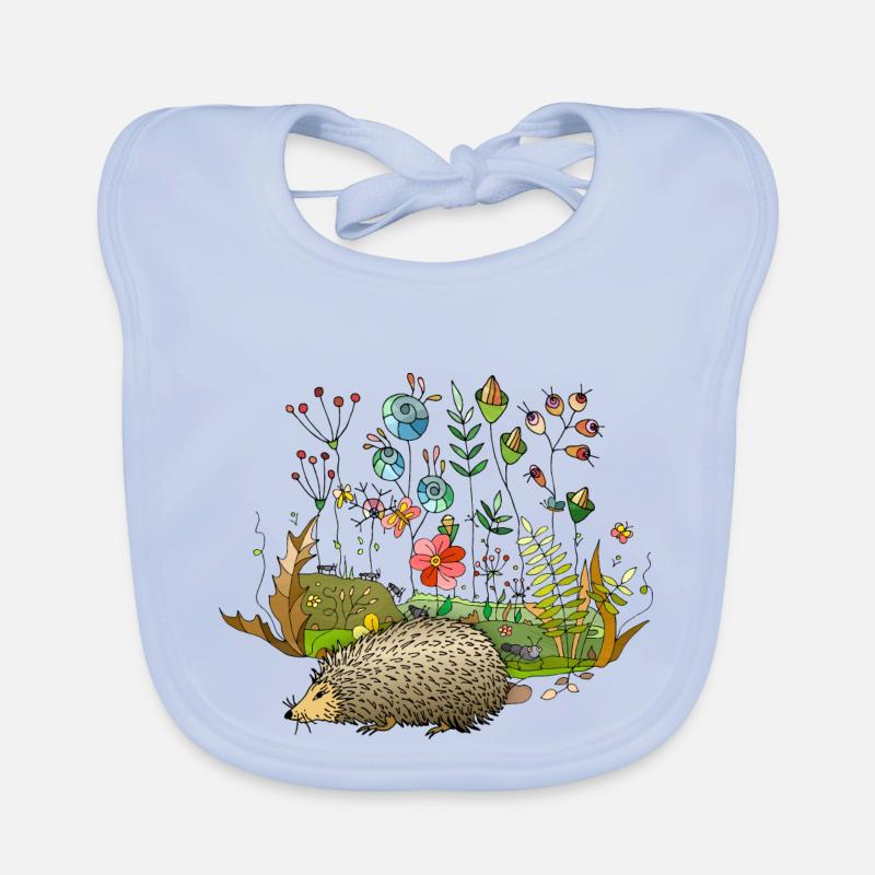 Hérisson Bavoir bio Bébé