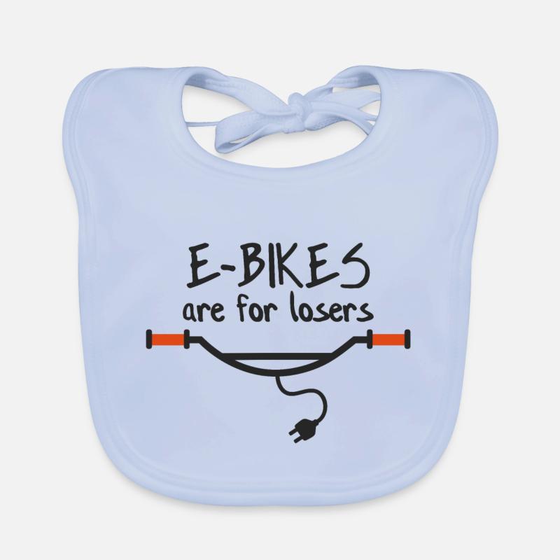 Les vélos électriques sont pour les perdants Bavoir bio Bébé