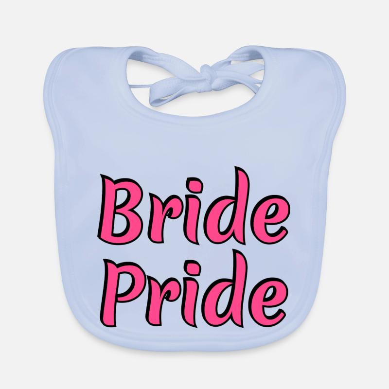Braut Pride - Lesbische Hochzeit Homo-Ehe Baby Bio-Lätzchen