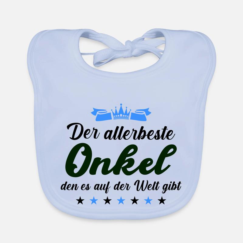 allerbester onkel Baby Bio-Lätzchen