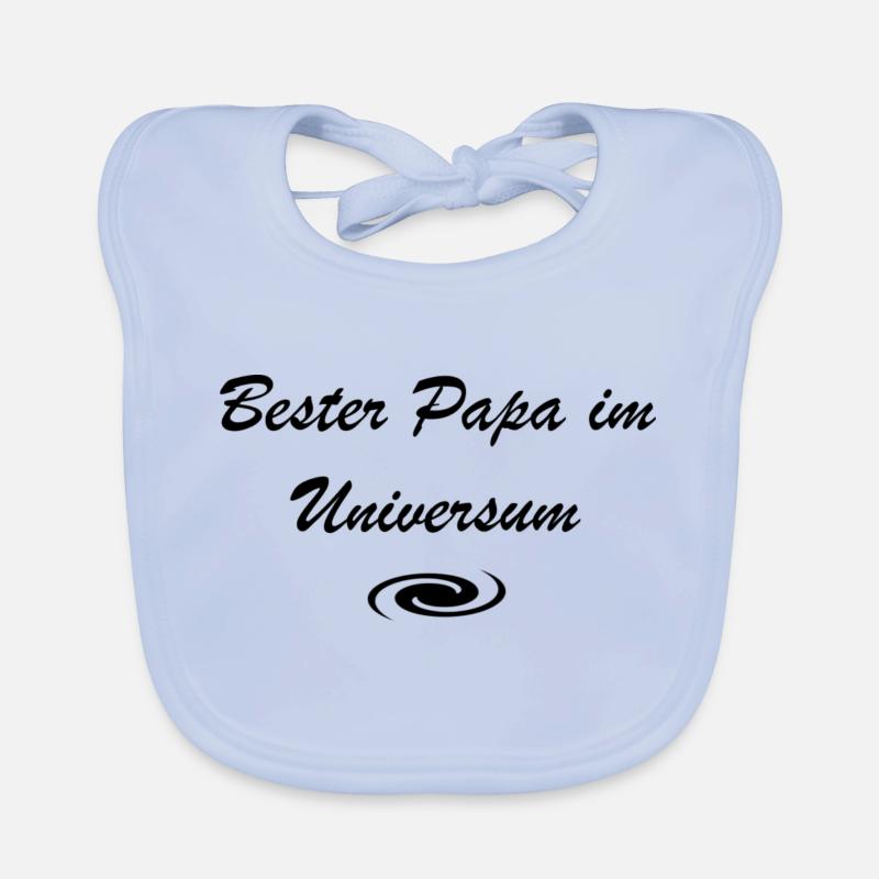 Bester Papa im Universum: Unendliche Liebe Baby Bio-Lätzchen